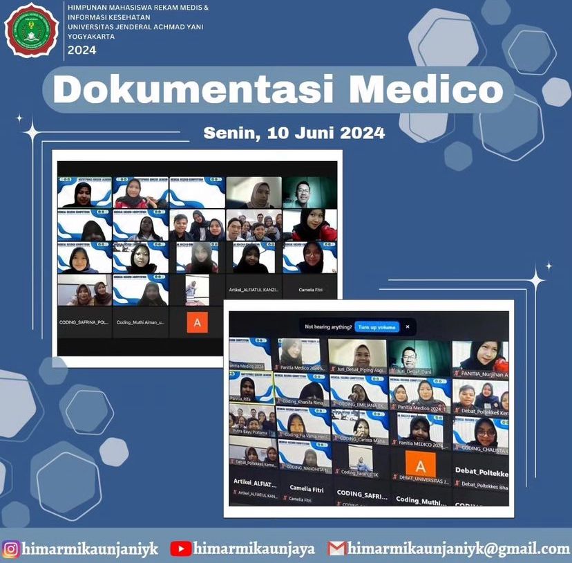 Bukti dokumentasi babak penyisihan lomba Medico 2024